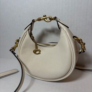 Coach Jonie Bag Brass/Chalk Glovetanned leather CR508 Ivory